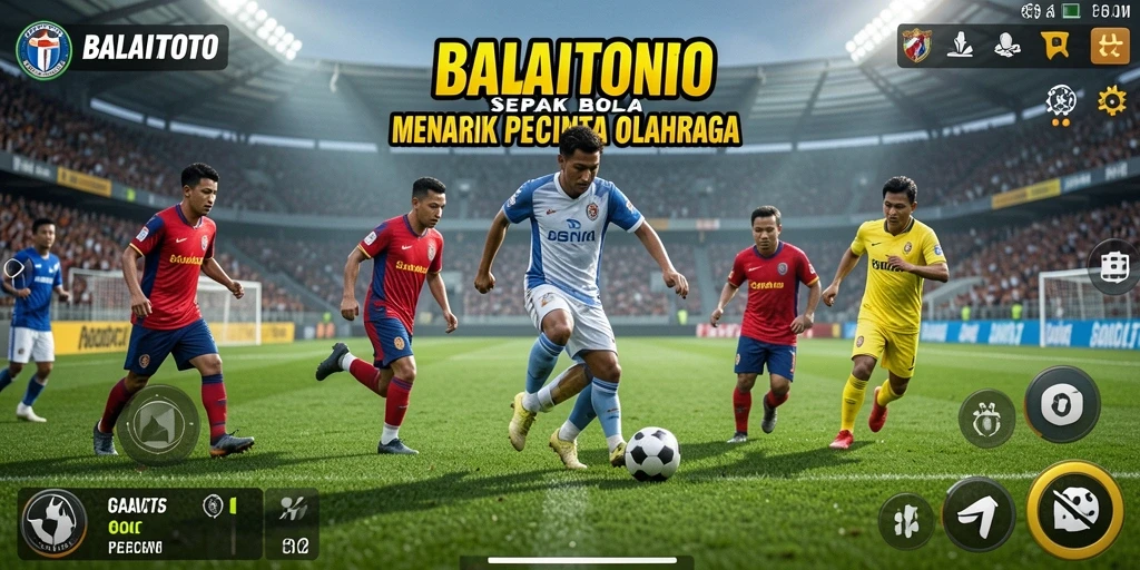 Tampilan gameplay BALAITOTO yang seru dan mendebarkan di lapangan.