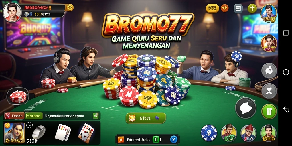 Tampilan gameplay BROMO77 yang mengasyikkan dan interaktif.