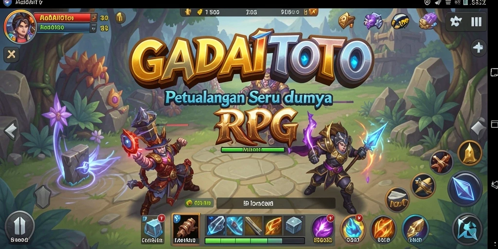 Gambar screenshot gameplay GADAITOTO dengan aksi seru di dunia RPG.