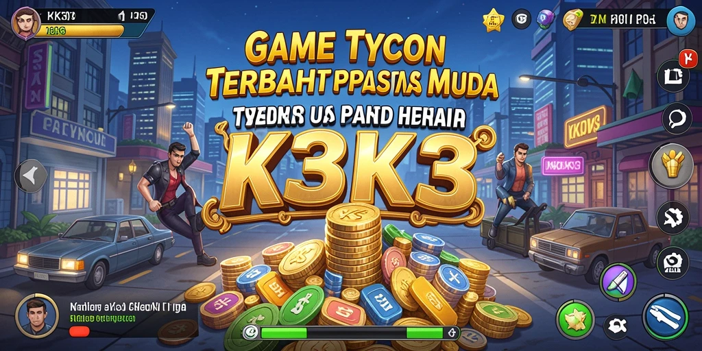 Tampilan gameplay K3K3 yang menarik dan penuh tantangan.