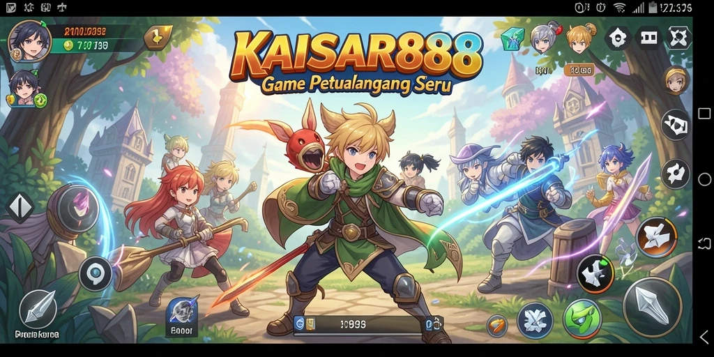 Tampilan gameplay KAISAR888 yang memukau.