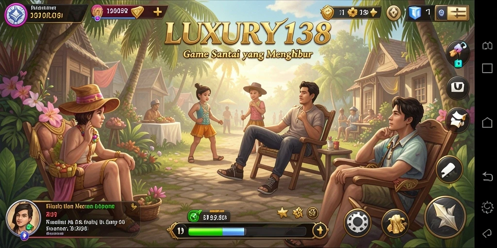 Tampilan menarik dari gameplay seru LUXURY138.
