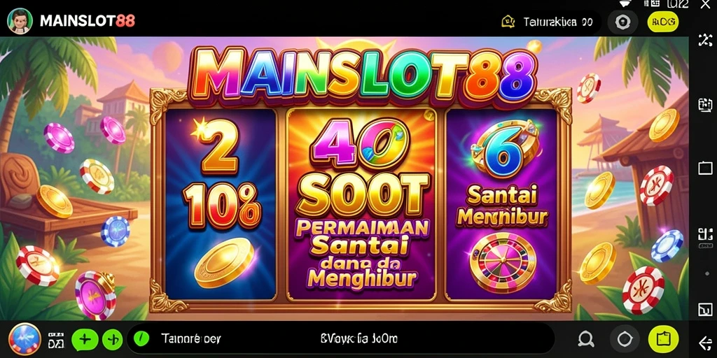 Gameplay mengasyikkan dengan tema slot yang menarik.