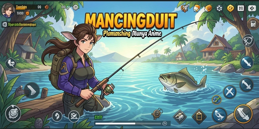 Tampilan menarik dari gameplay MANCINGDUIT di dunia Anime.
