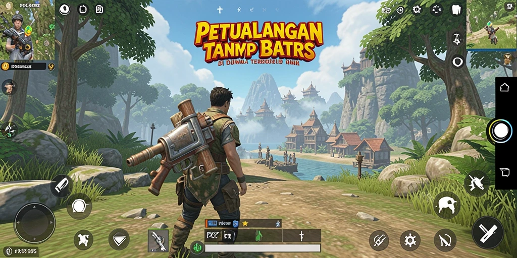 Menampilkan aksi mendebarkan dalam dunia Open World PK95.
